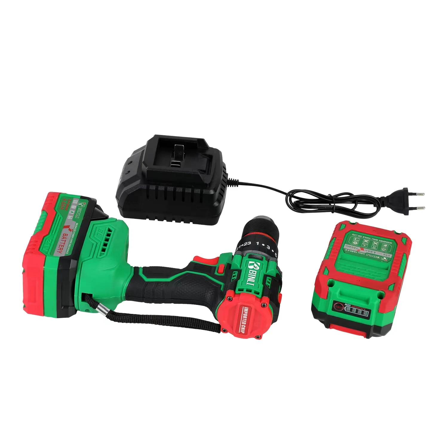 China 13MM Cordless Impact Drill lithium drill brushless drill