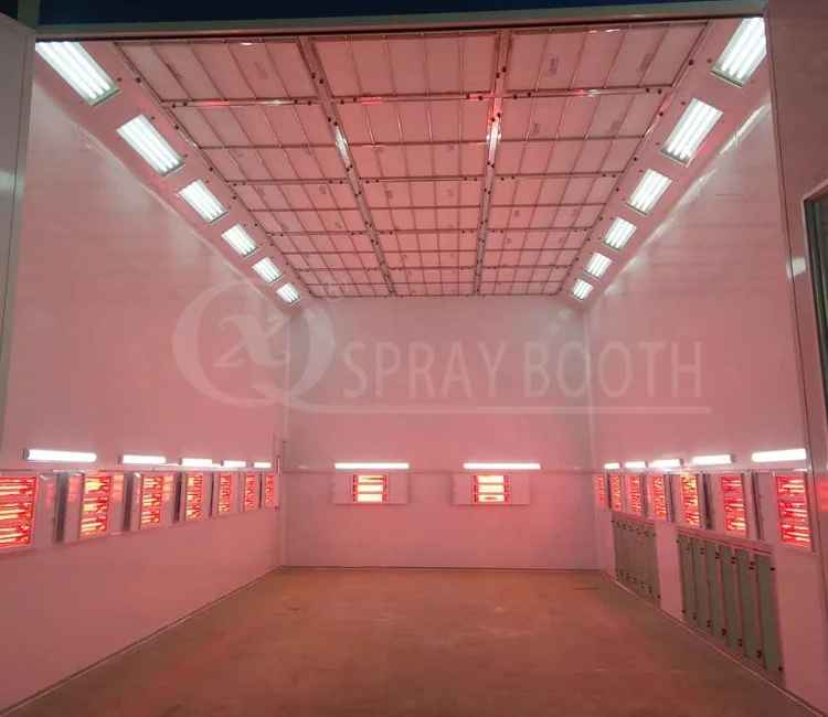 Electric Drying Paint Machine Large Spray Booth Car Painting Room