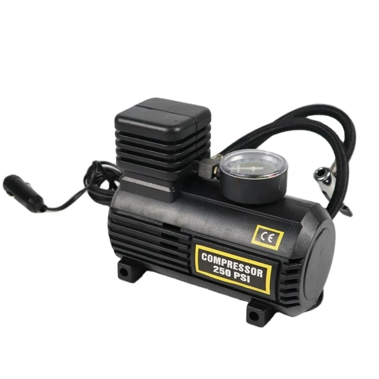 Plastic DC12V 150PSI  mini handheld Portable car  tire inflator  tire air inflator air pump