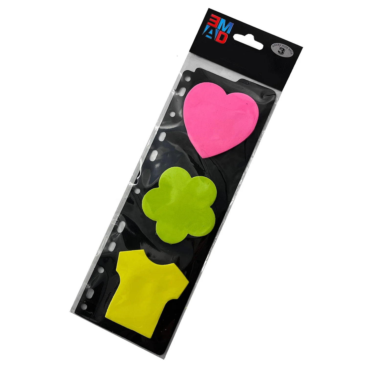 China factory wholesale custom design cute fancy shaped self adhesive sticky notes kawaii sticky note block memo pad