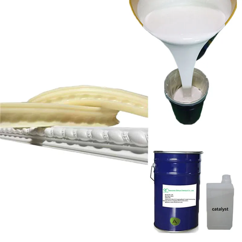 Hot Selling RTV-2 Silicone Rubber For Making Cement Artificial Stone Veneer Molds For Concrete Walls