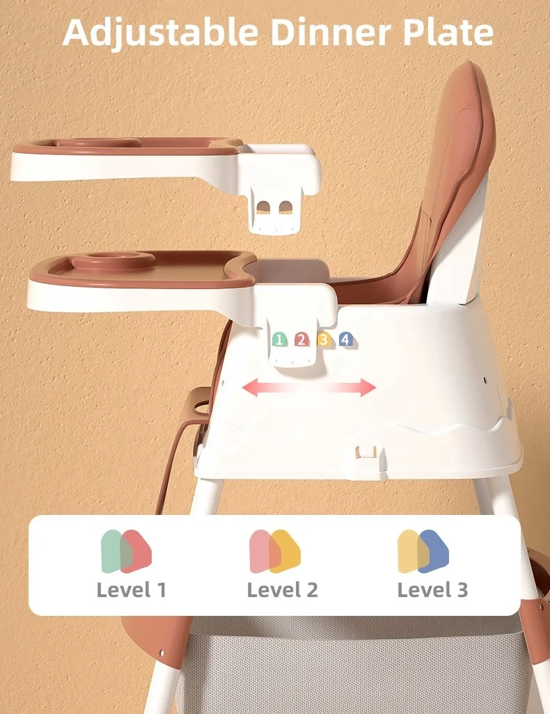 Plastic Baby High Chair For Baby Feeding 3 In 1 Best Kids Chair Table And Cheap Chair Wholesale Toys En Standard Multi Function