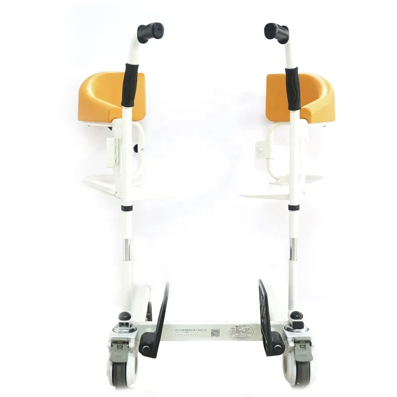 
2021 Unique ! Detachable wheelchair Patient transfer chair commode chair with wheel 