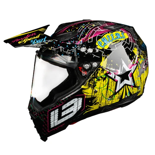 Custom Helmet Shield Motorcycle Full Face Motocross Helmet For Adult