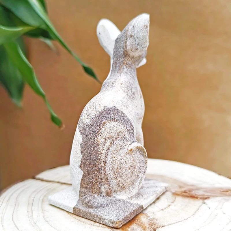 Natural Sand Stone Egyptian Bastet Goddess Egyptian Altars Collectibles Figurine Animal Egyptian Statues