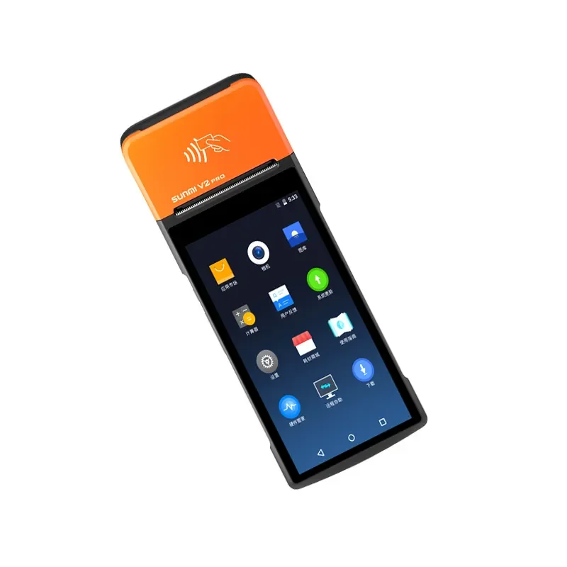 Sunmi V2 Pro Android система 1D 2D NFC POS портативный терминал чековый сканер печати