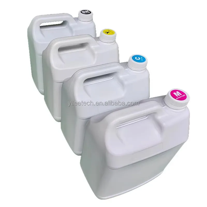5KGS DTF CMYK белые пигментные чернила на водной основе чернильные расходные материалы для струйных принтеров I3200 4720 XP600 L1800