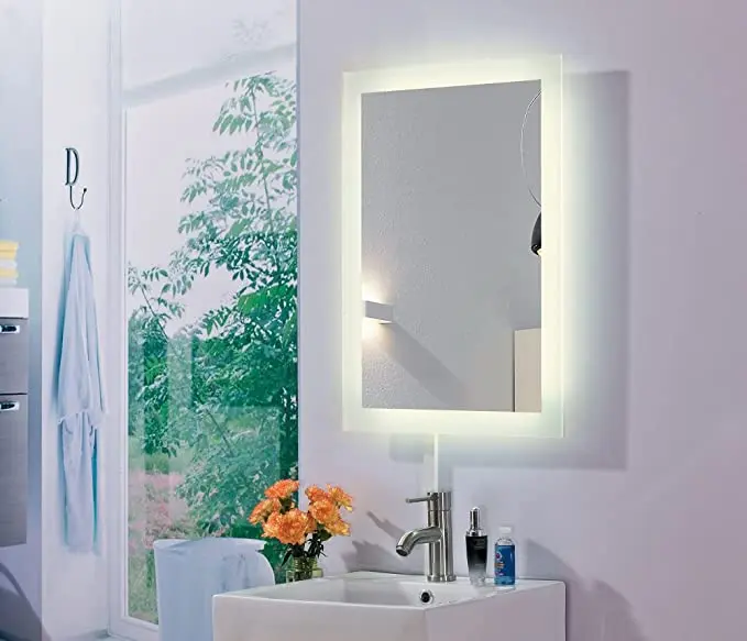 Polish Mirror Frosted Back Lighting Smart Touch Switch For Led Mirrors Bathroom&Hotel