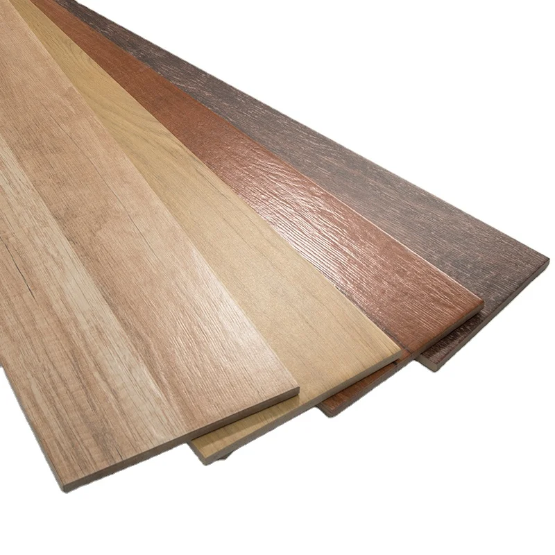 Delicate Fashionable  Wooden look design matte rough surface Decorative Ceramic Porcelain Wall Floor Tiles with Anti slippery