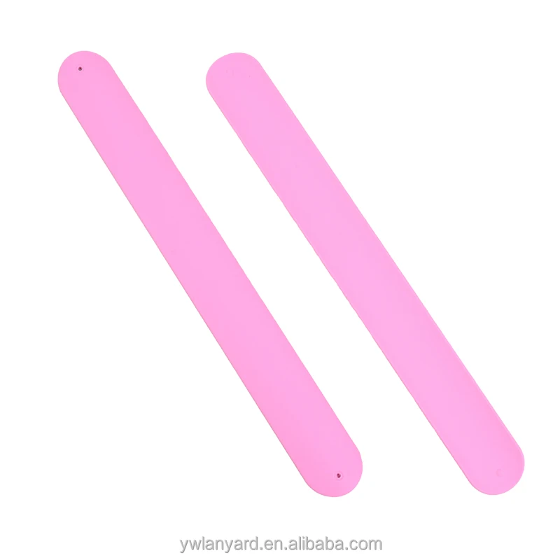 New Arrival Retail Funny 14 Colors Solid Color Silicon Rubber Slap Snap Bracelet For Wristbands In Stock
