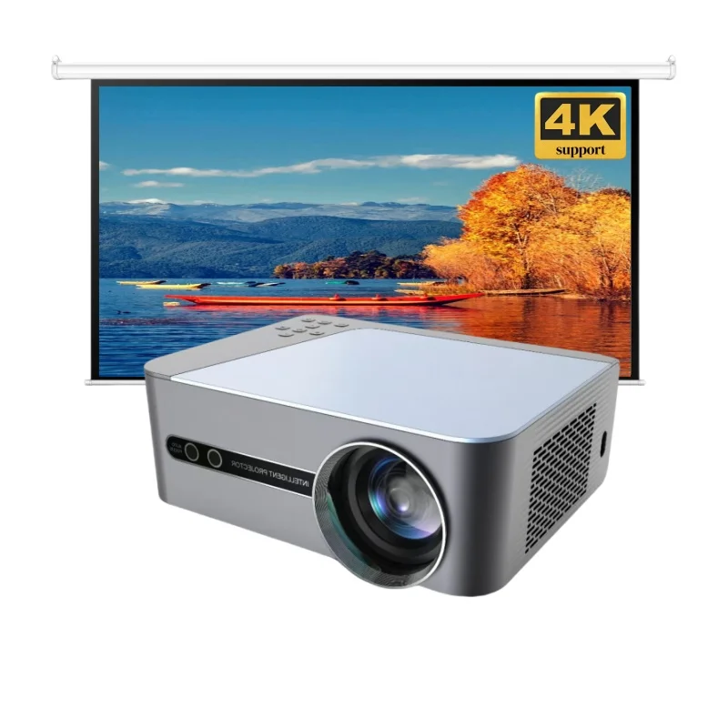 Anxin home theater 4k movie projectors portable projector new design  smart Android bluetooth wi-fi