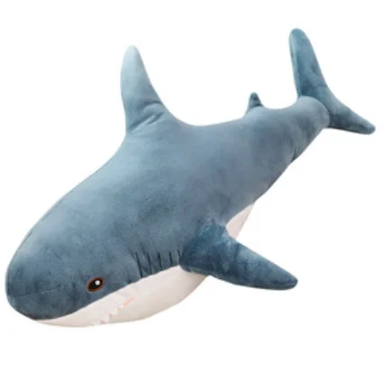 YIWU ALLSHINE Hot Sale 45/80/100CM Big Size Soft Shark Toy