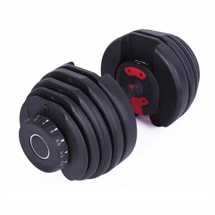 24KG Wholesale Custom Lifting Fitness Exercise Dumbbell Weights Adjustable Dumbbell For Gym
