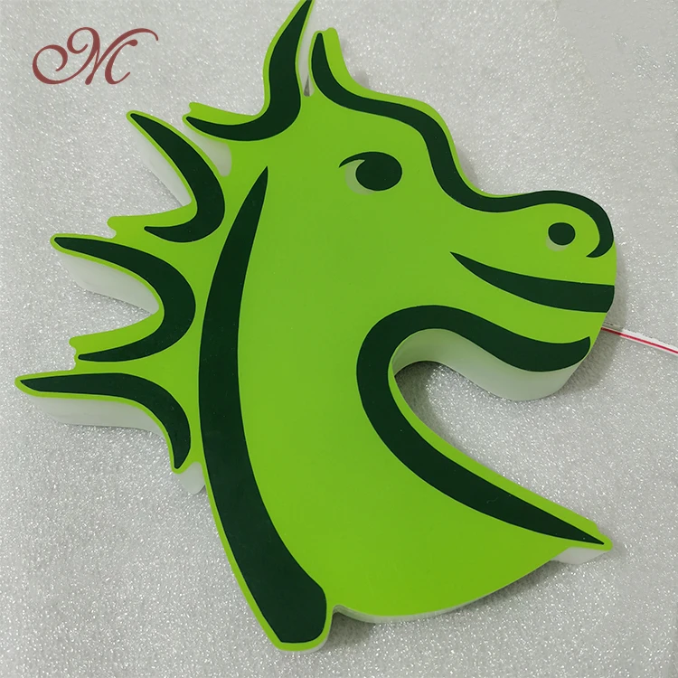 Factory Custom 3D Illuminated Advertising Company LED Acrylic Light Box Logo Electronic Sign