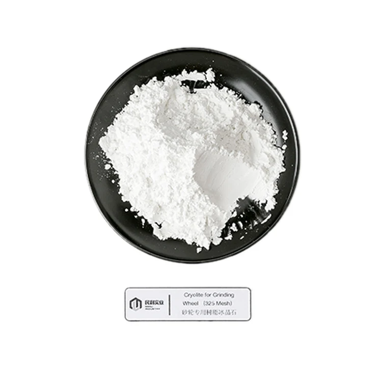 high purity white powder raw material Cryolite for Grinding Wheel