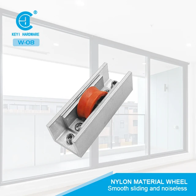 KEYI Hardware W-08 High Quality Aluminium Sliding Door Roller Wheels