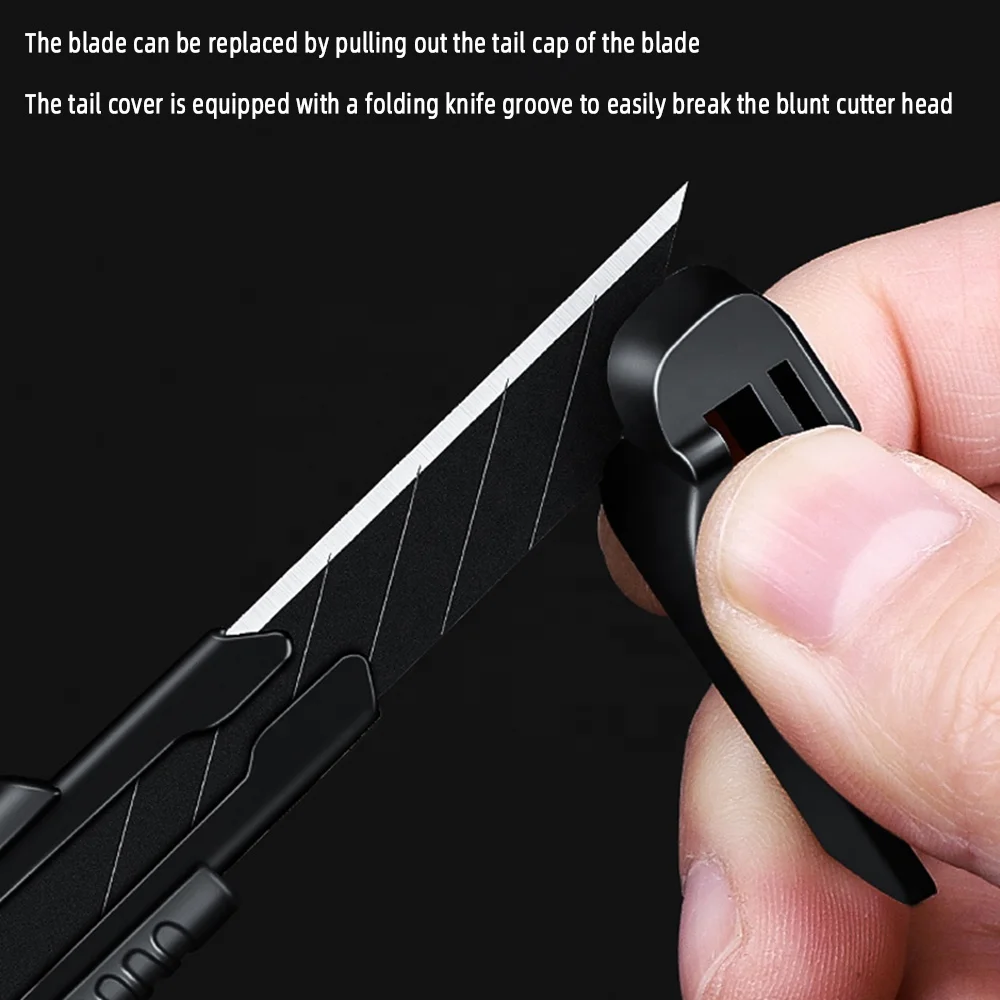 Leather foam cutting utility knife, 9mm blade with automatic locking, stable cutting, easy to use