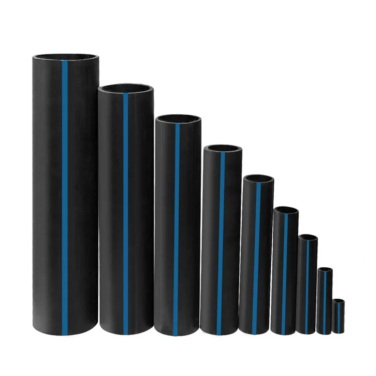 high pressure pipe strong 9 inch sdr11 pn12.5 pn25 sdr10 dia 160mm dn225 dn 300 710 pn 10 pe 100 heat fusion Round hdpe pipe