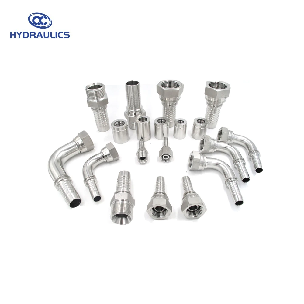 Stainless Steel Male Female Two Piece Style Hydraulic Hose Fitting Ferrule
