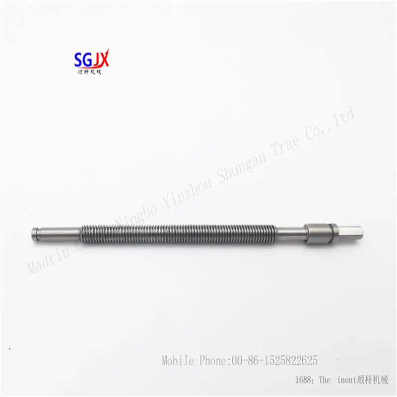Rail transit auto parts trapezoidal screw T6.8*6.318*4 T6.35*6.35*4 T6.35*6.85