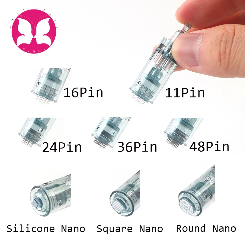 Dr pen dermapen m8 meso needle cartridge 11/16/24/36/42 Pins/3D/5D pins Nano needles