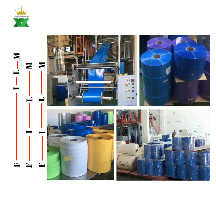 China Wholesale Insulation PVC heat shrink sleeve Lay-flat Width PVC Heat Shrink Wrap Tubing film