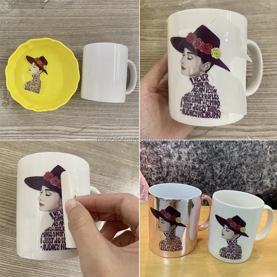 Water Transfer Paper Waterslide Decal Paper For Glass Tumbler  Ceramics Water Slide Decal Paper