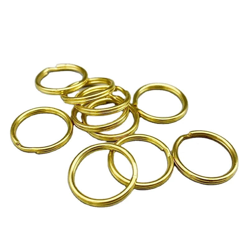 New Design Making Other Metal Nickel/Gold Color Promotional Key Chain Mini Hardware Brass Keychain