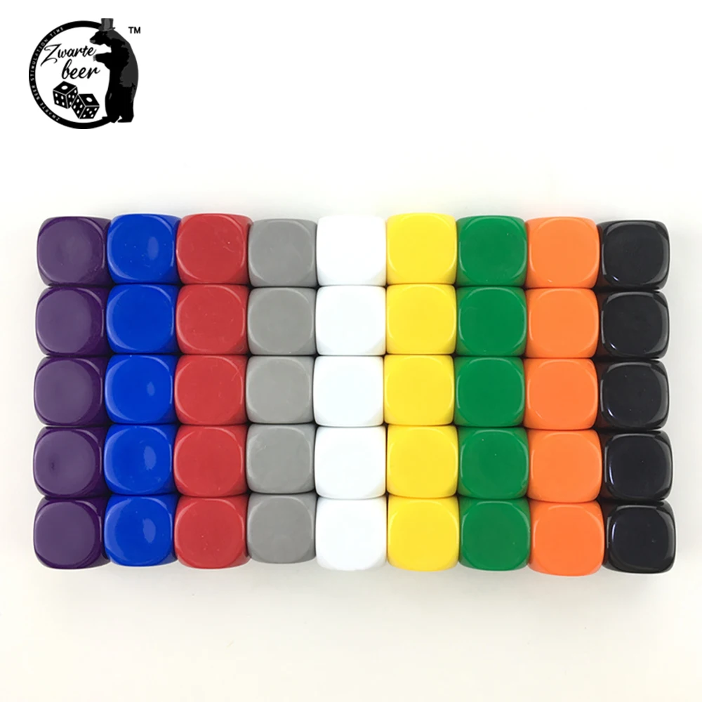 12-30mm Custom Acrylic Dice D6 Rounded Polyhedron Dices Printing Laser Engraving Dice Blank