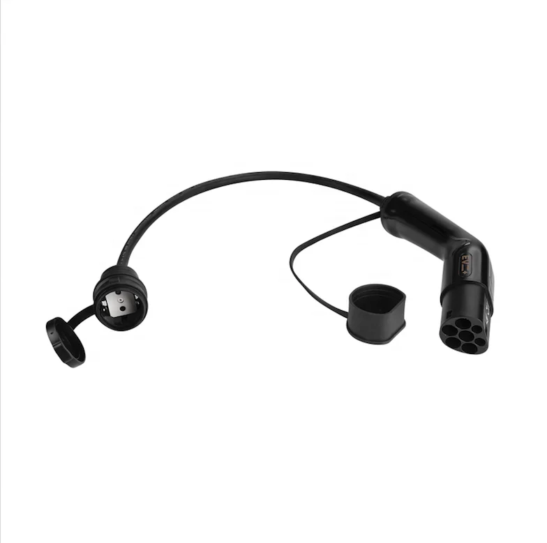 Schuko to Type 2 EV adapter 16 A