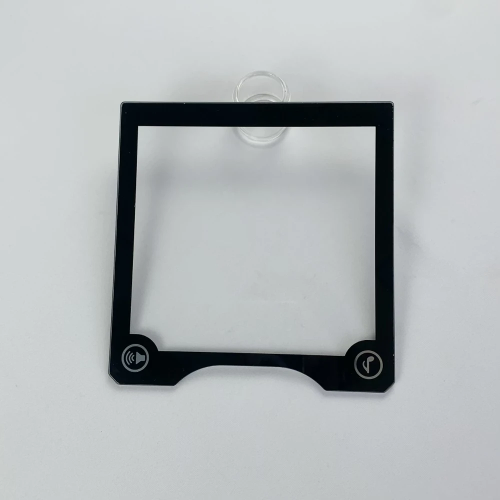 Custom Cut Thin Corning Gorilla Glass Silk Screen Printing Glass Touch Screen  Tv LCD Screen Tempered Glass