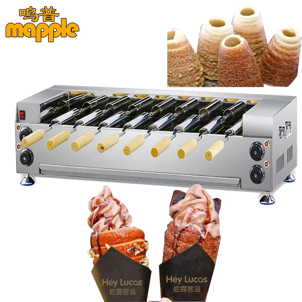 Дымоходный торт машина для мороженого Корея популярные хлебные рожки гриль печь выпечки тостер вращающаяся хлеба