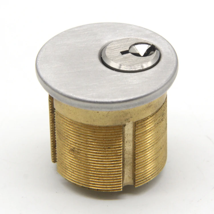 US America Style changeable deadbolt knob door lock cylinder 2 Keys Brass Rim & Mortise Rimo Door lock Cylinder