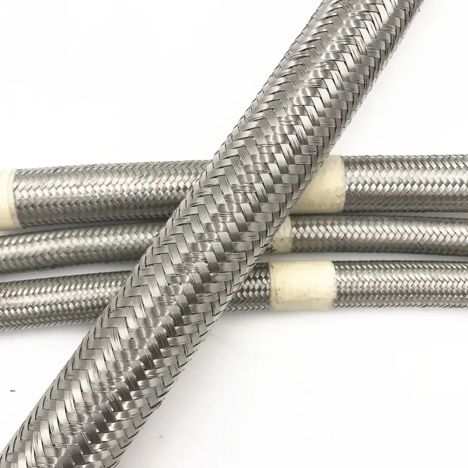 R14 Hose Durable High Temp Corrosion Resistance Ptfe Hose Flexible Ptfe Wire Braided Hose