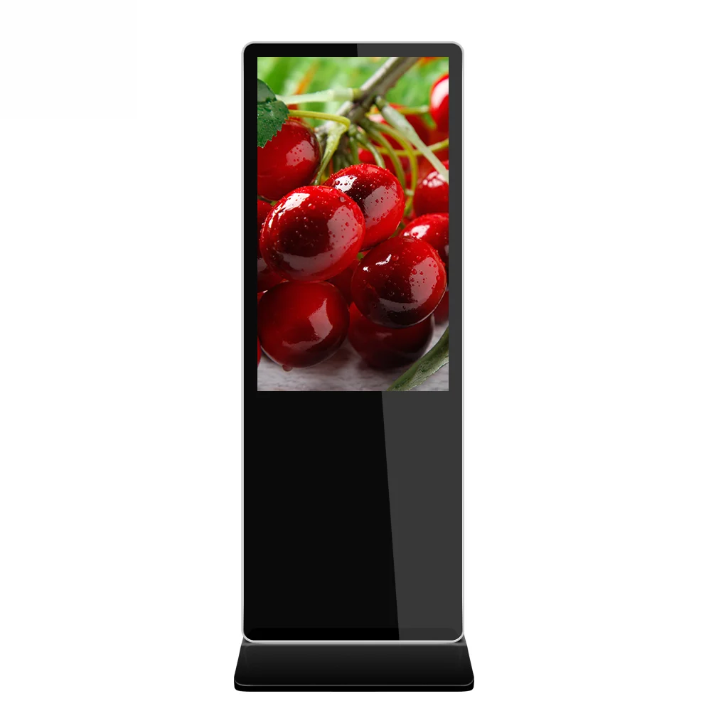
65 Inch Floor Stand Wifi Display Network Digital Signage and Displays Kiosk Advertising Players Screen Displays 
