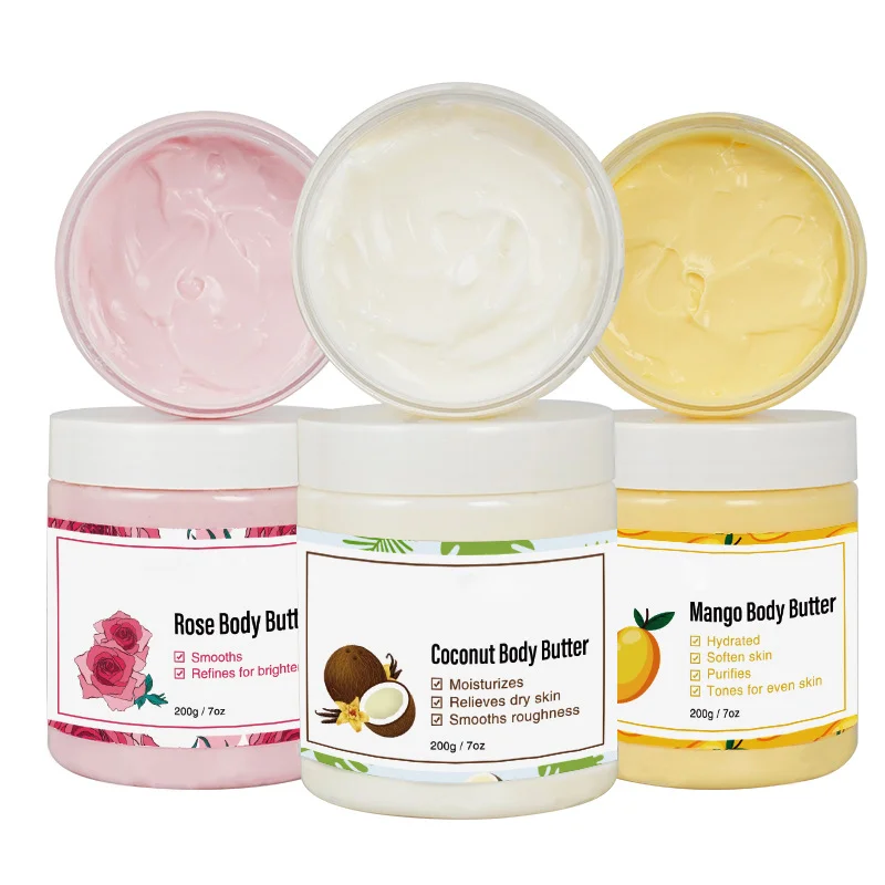 Farms Botanicals Body Butter for Dry Skin Ultra-Hydrating 100% Vegan & Cruelty-Free Coconut & Mango Scent