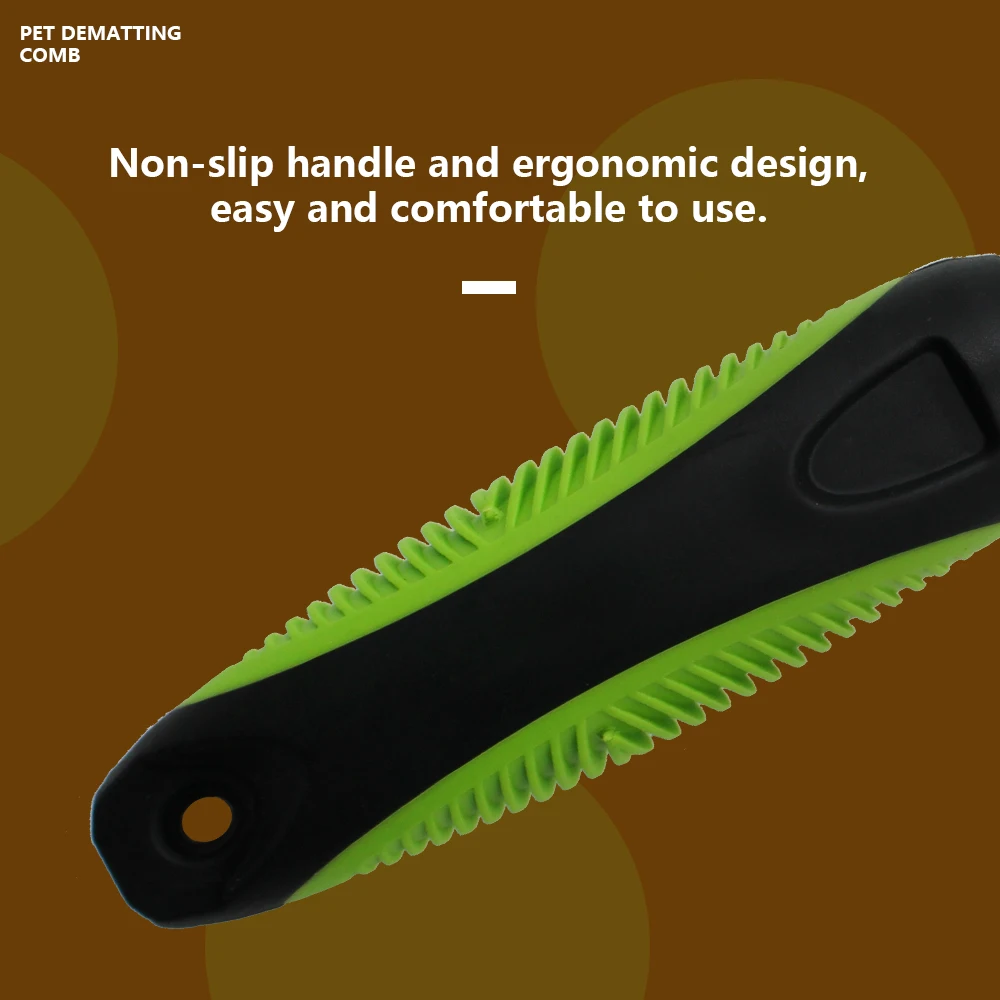 Six Sharp Blades Pet Dog Cat Dematting Knots Cutting Comb