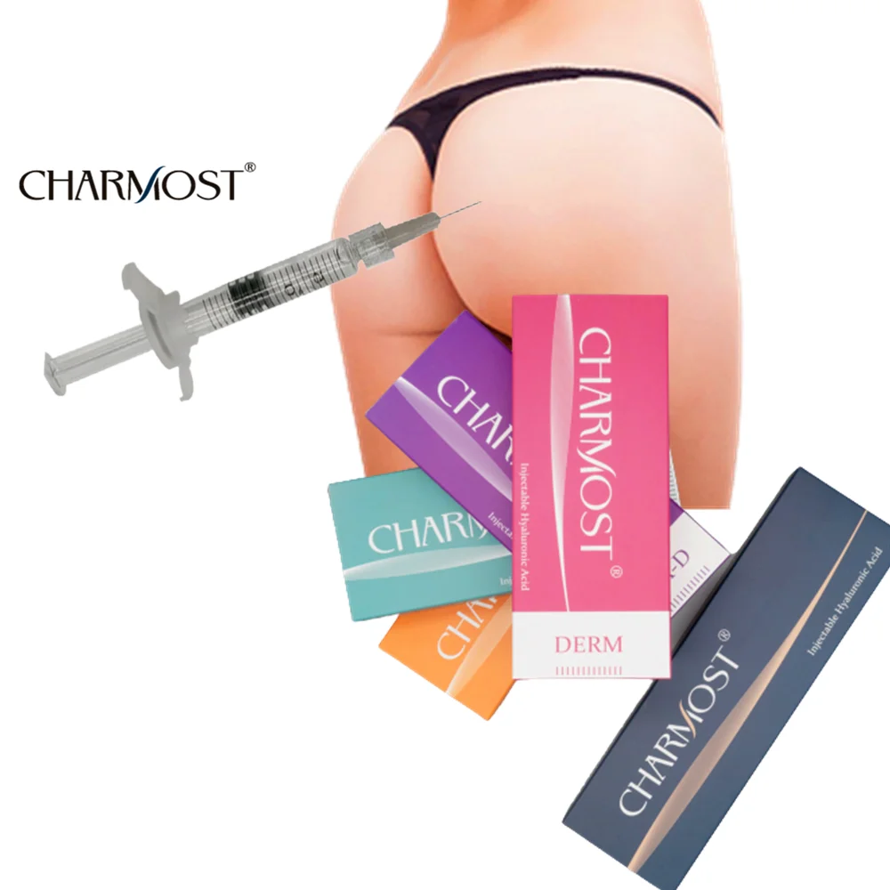 Hot Selling Charmost Dermal Filler Manufacturer Cross-linked Hyaluronic Acid Injection For Breast Buttocks Ass Enlargement