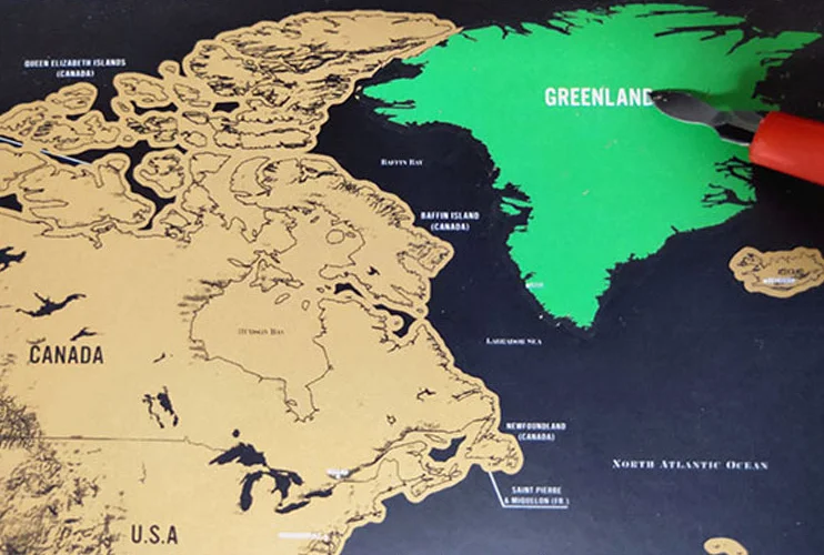 Индивидуальный роскошный персонализированный постер с изображением карты мира