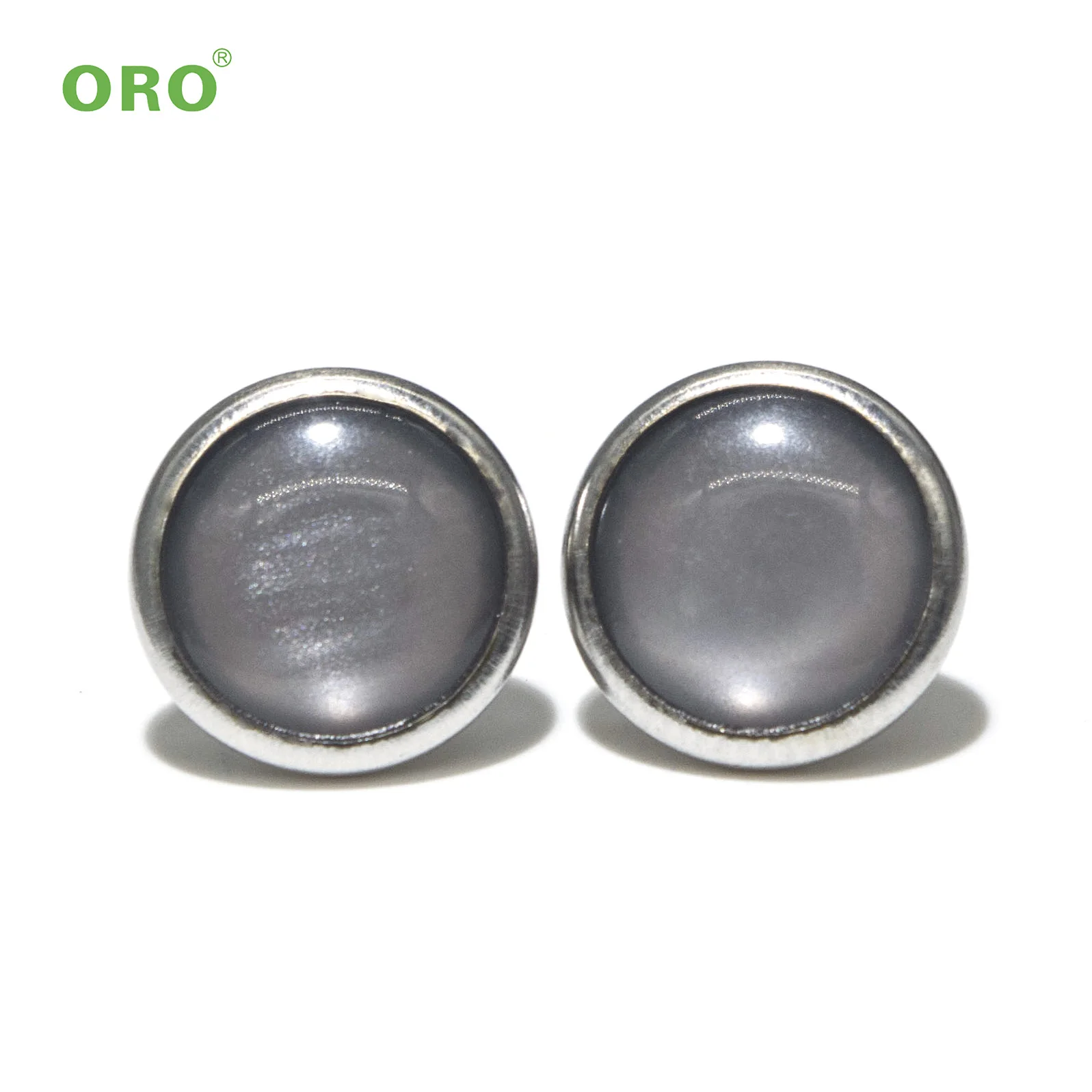 Заказной логотип жемчужная застежка жемчужные пятикрапажные медные застежки перламутровая застежка