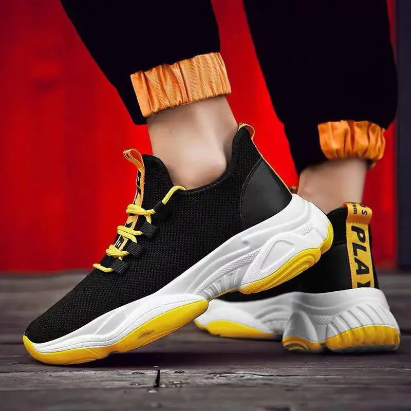 New Design Men Fashion Breathable Mesh Sneakers Casual Running Shoes