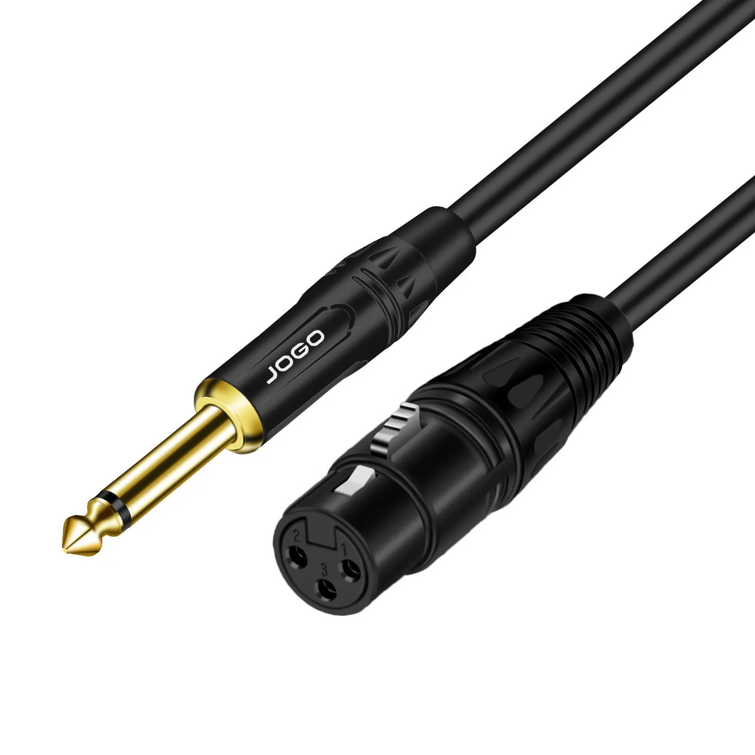XLR Balanced Female To 1/4 Inch 6.35mm TRS Internal Mono Plug Adapter 6.35Mm TRS Male To 3 Pin XLR Microphone Cable