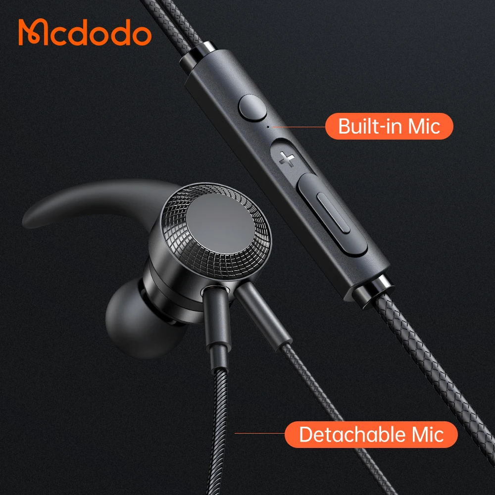 Stereo in Ear Earbuds with Microphone Bass Earbud Dual Mic Volume Control USB Type C Earphones For Google Xiaomi Oppo Samsung