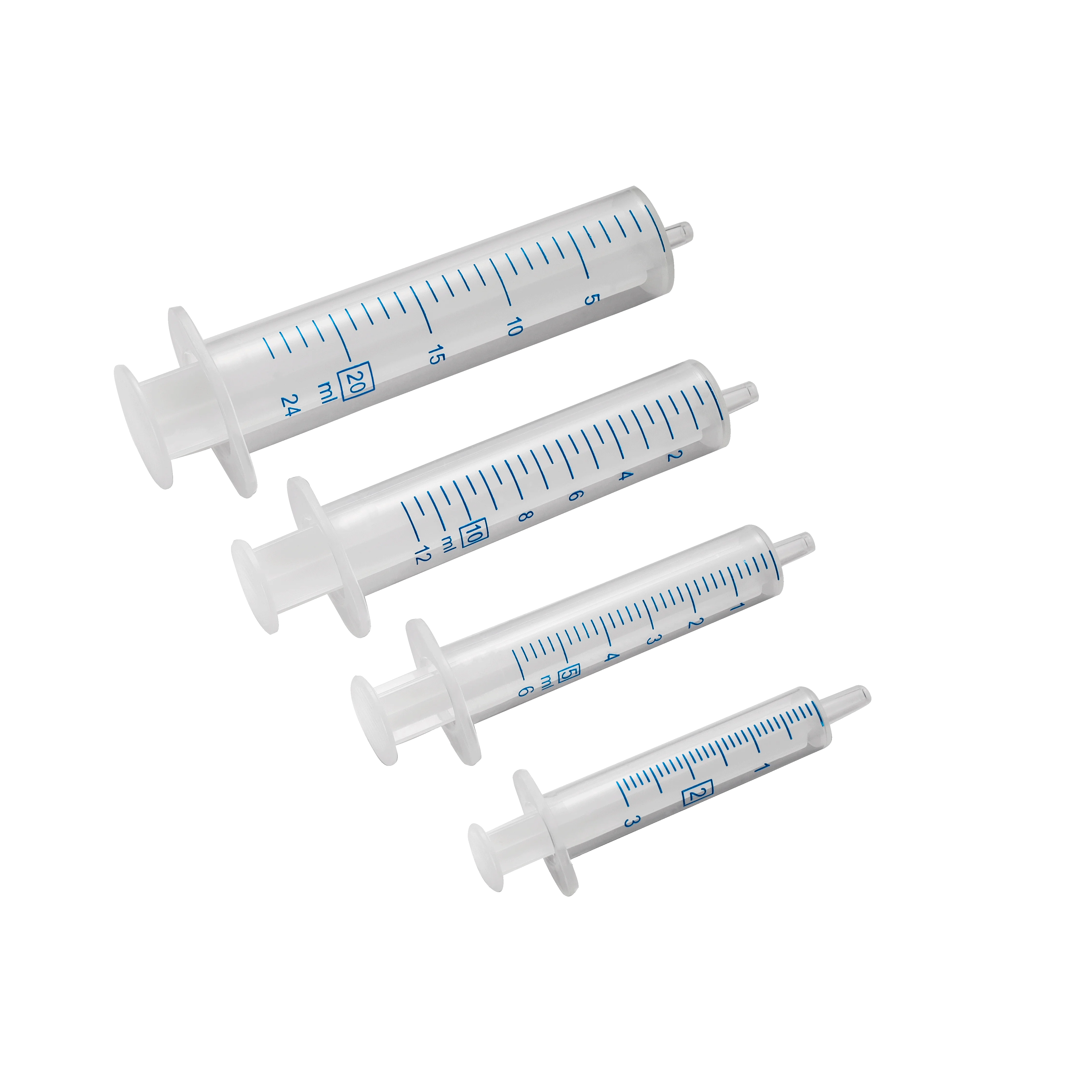 Factory Direct Supply Latex Free Two Part Luer Slip Disposable Hypodermic Syringe For Medical Use