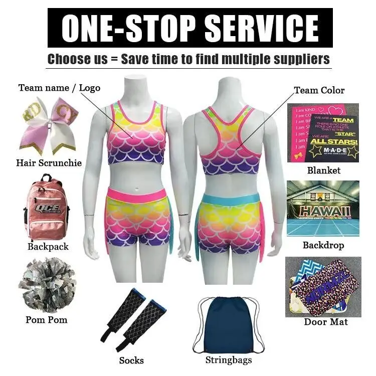 Normzl wholesale cheerleading uniforms custom cheerleading practice wear cheer practice wear for team