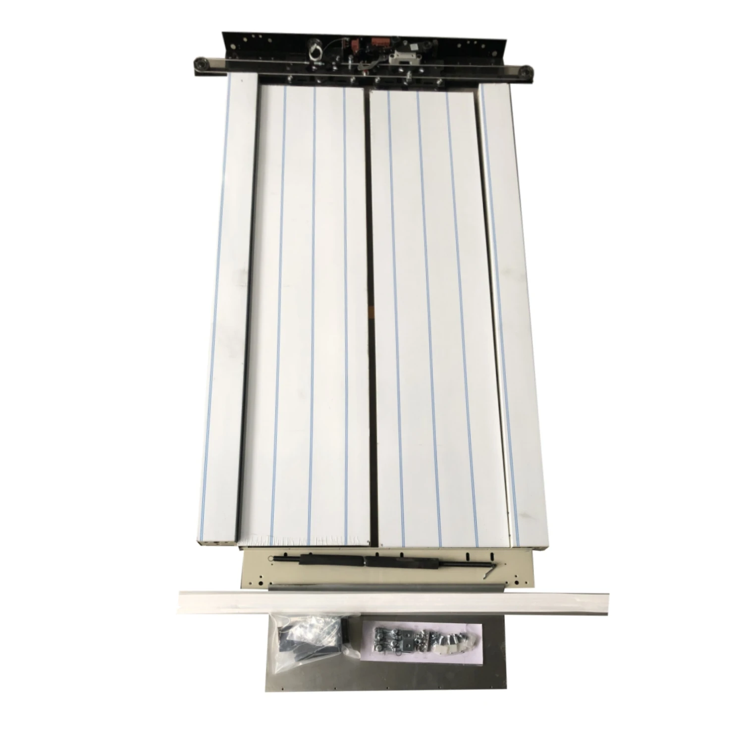 Zowee lift door mechanism  700mm  800mm center opening landing door 304 stainless steel automatic elevator door