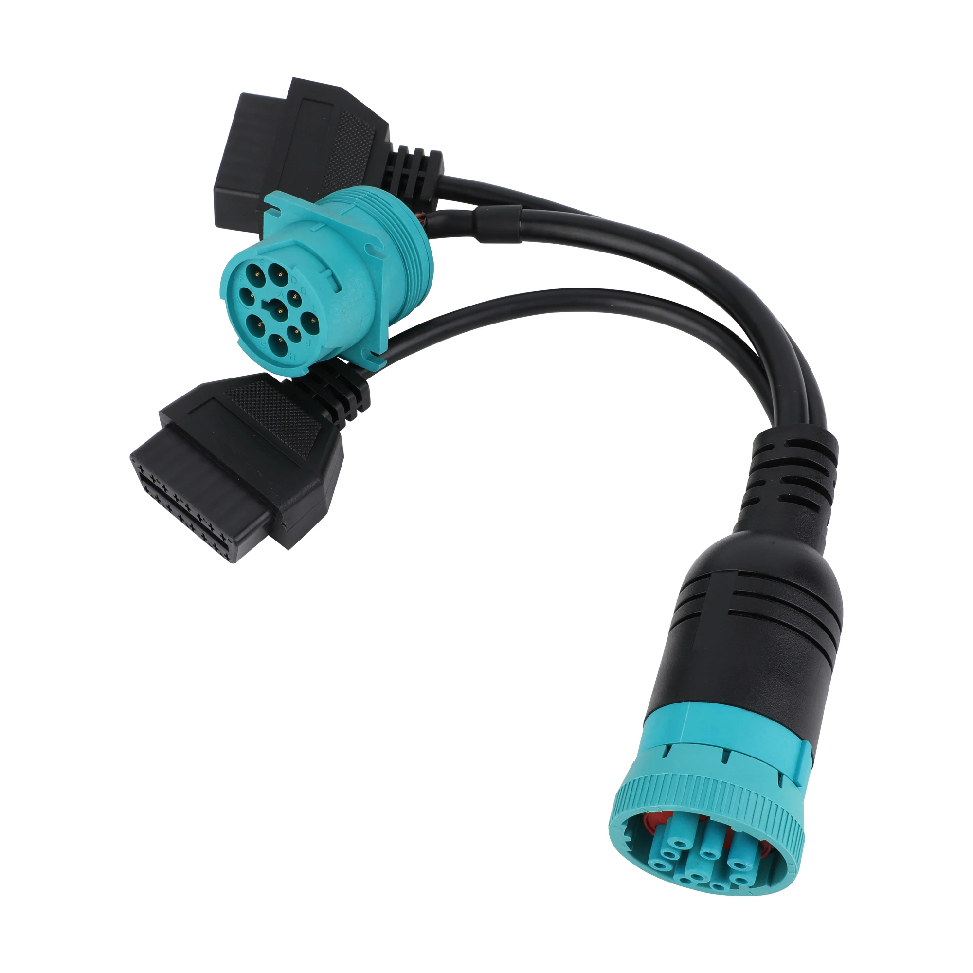 OEM ODM J1939 9PIn connector F To M OBD2 OBDII OBD connector y cable