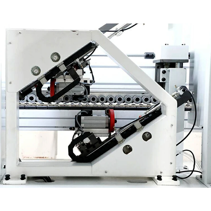 R-TUP High Speed Two Sets Fine Trimming Automatic Edge Banding Machine Woodworking PVC Edgebander