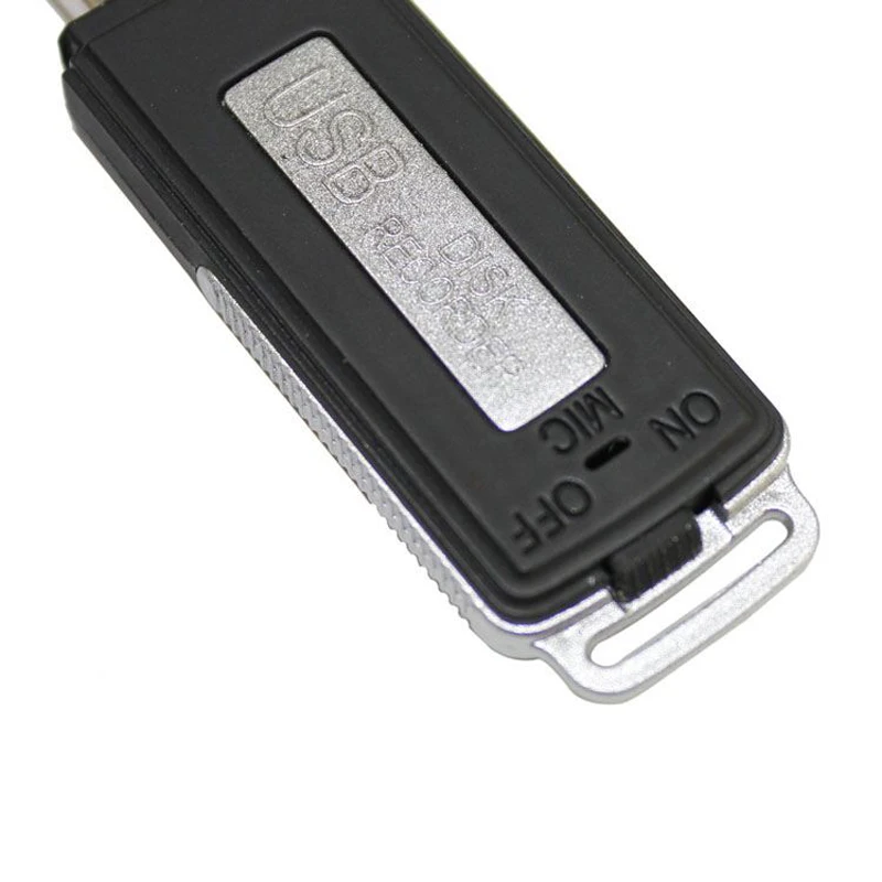 One Key Recording Mini U Disk Mini Portable Hidden Long Distance Spy USB Digital Voice Activated Recorder for Lectures