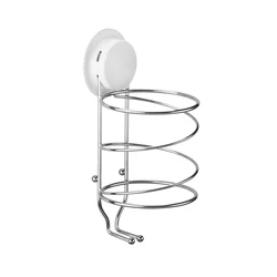 Good Quality Stainless Steel Vacuum Suction Cup Wall Mounted Hairdryer Hand Free Hair Dryer Holder